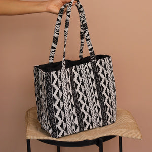 Enigma Black Tote