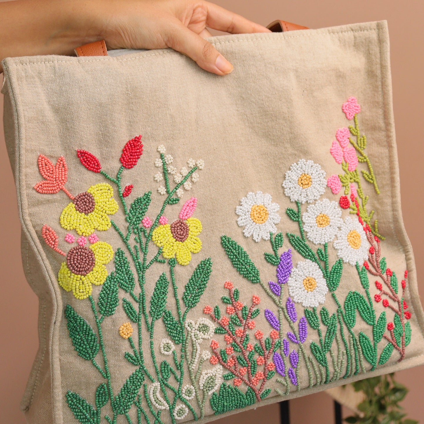Poppy Paradise | Handmade Cotton Bag