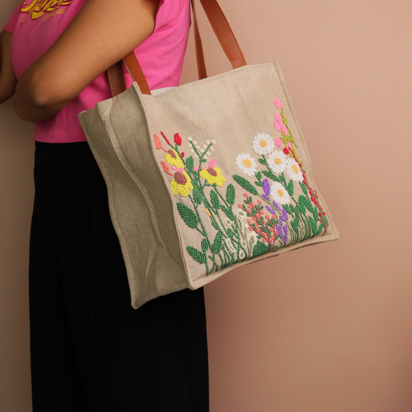 Poppy Paradise | Handmade Cotton Bag
