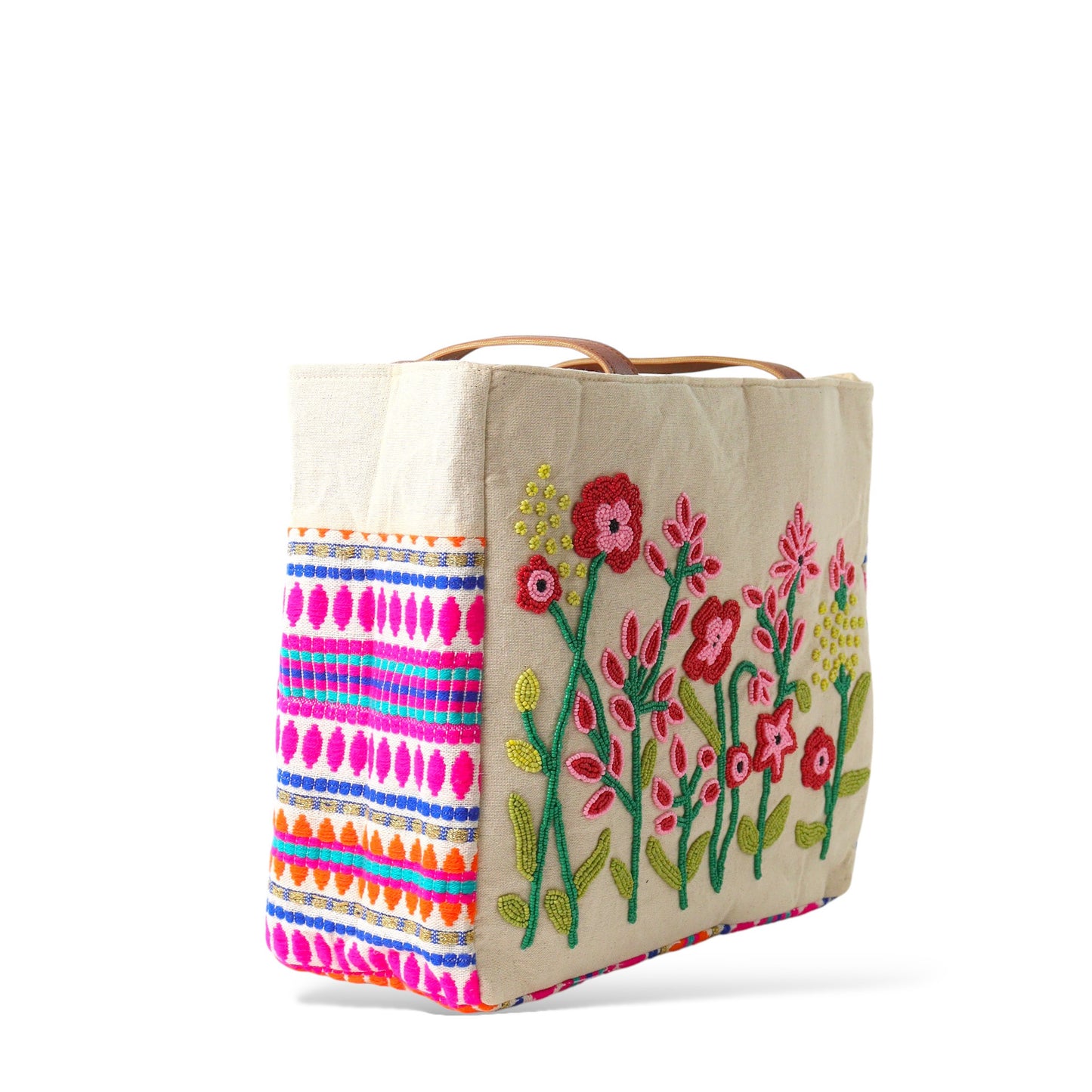 Elysian Embroidered Jacquard Tote Bag