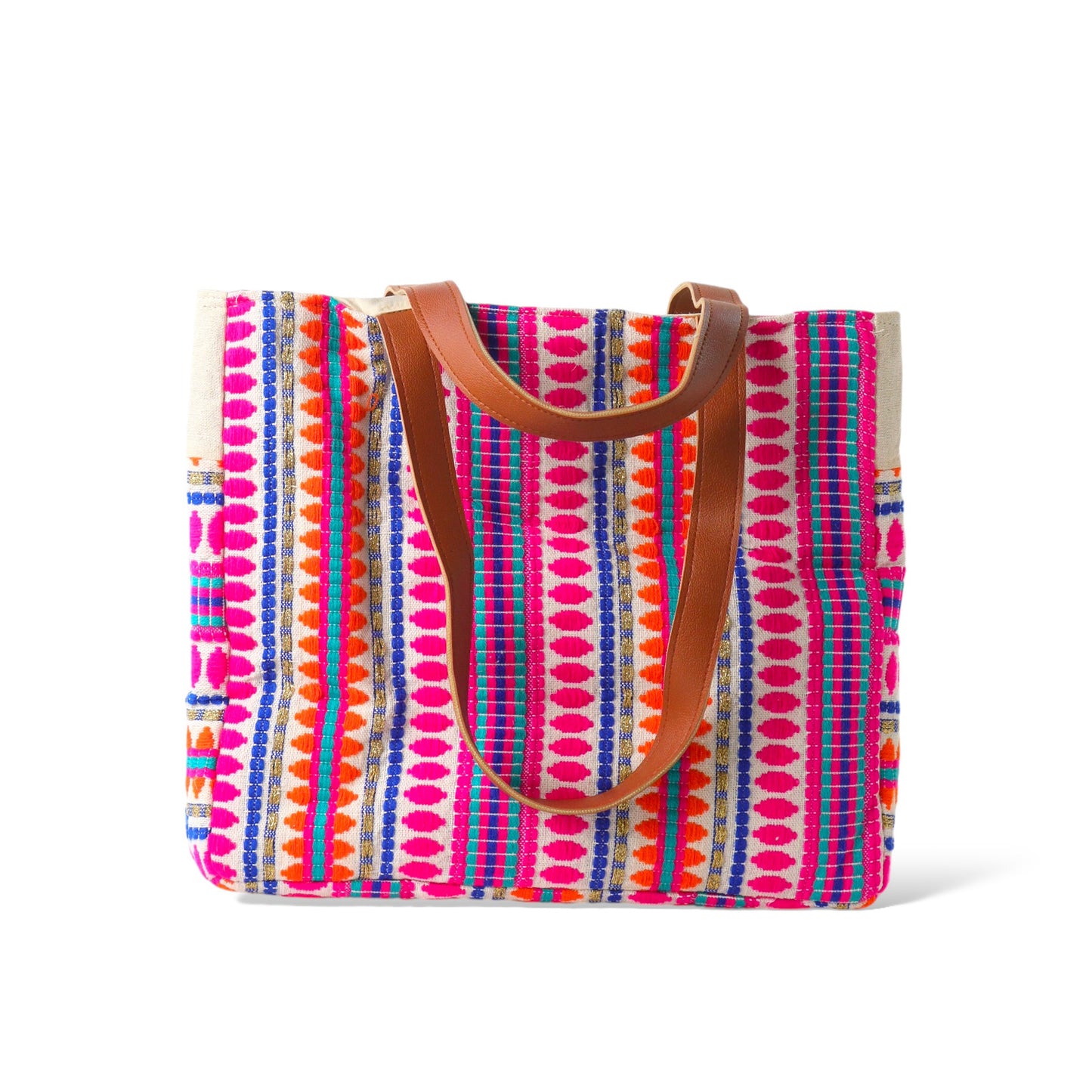 Elysian Embroidered Jacquard Tote Bag