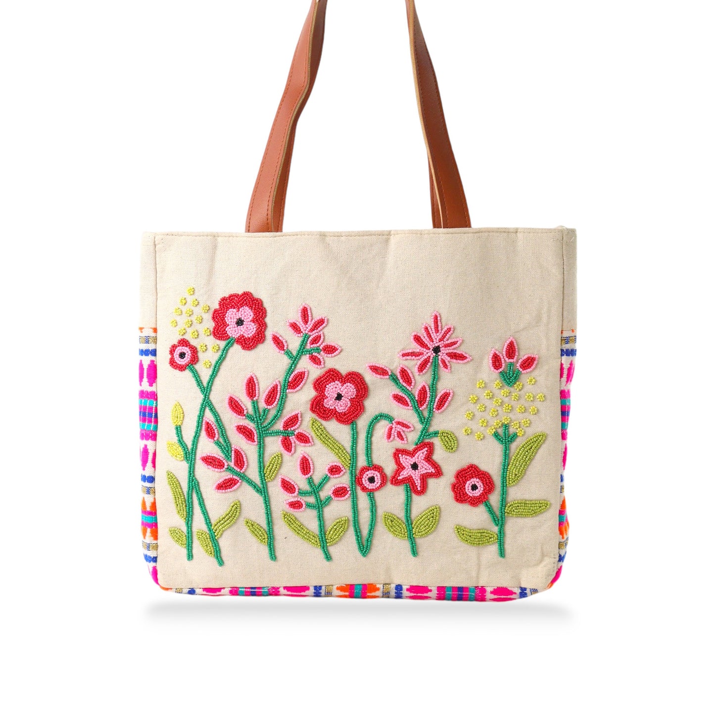 Elysian Embroidered Jacquard Tote Bag