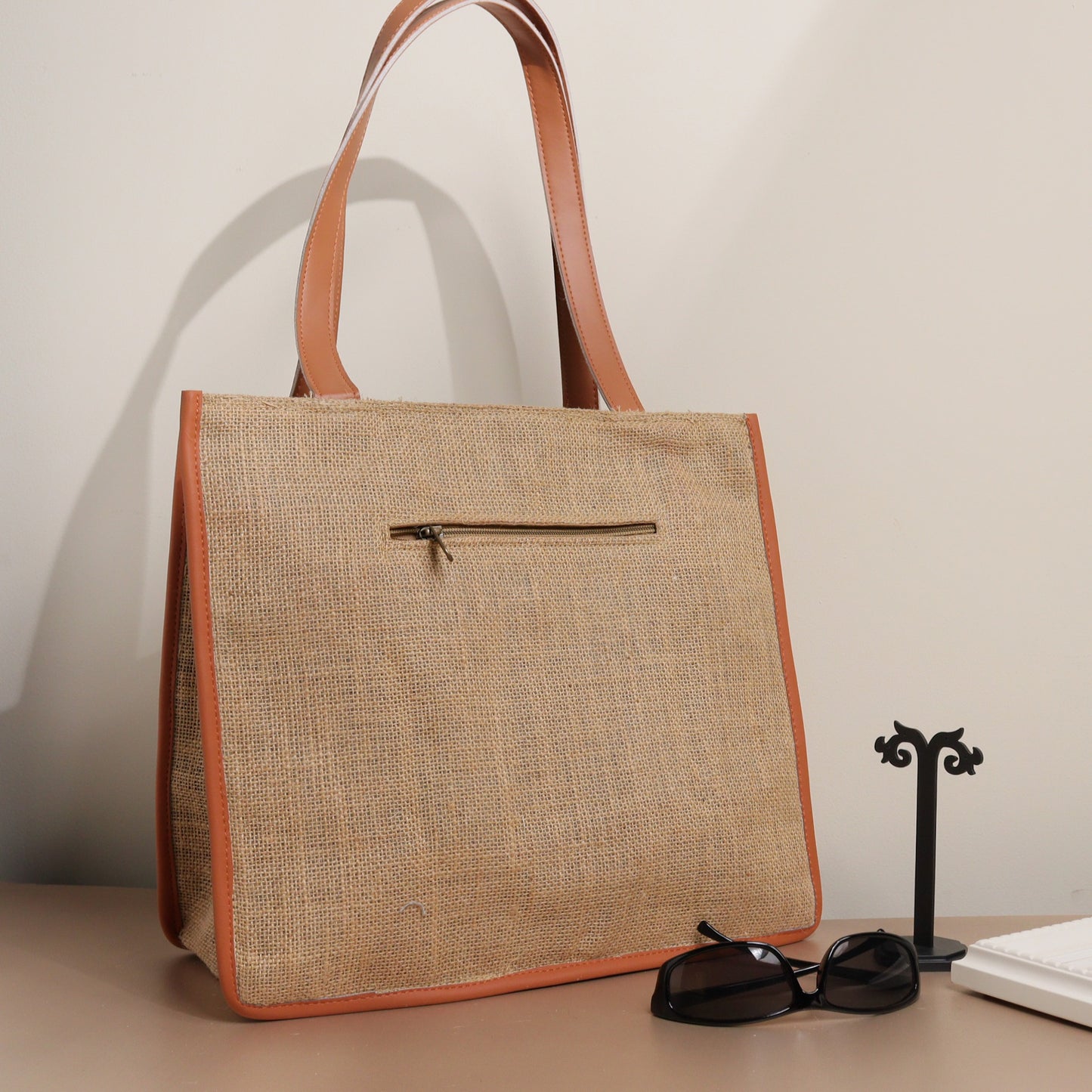 Noir Wild Jute Tote