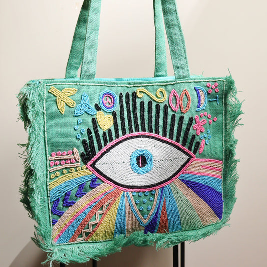 Evil Eye Tote Box Bag