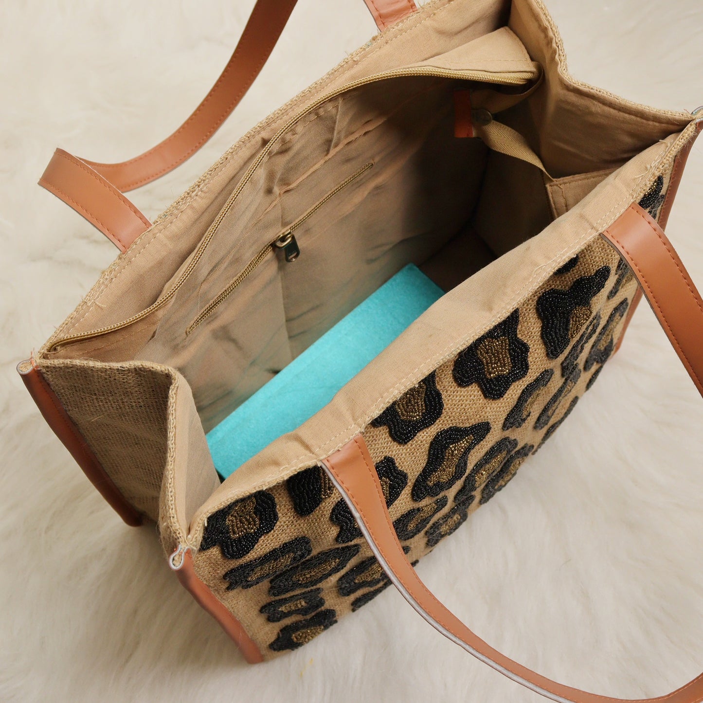 Noir Wild Jute Tote