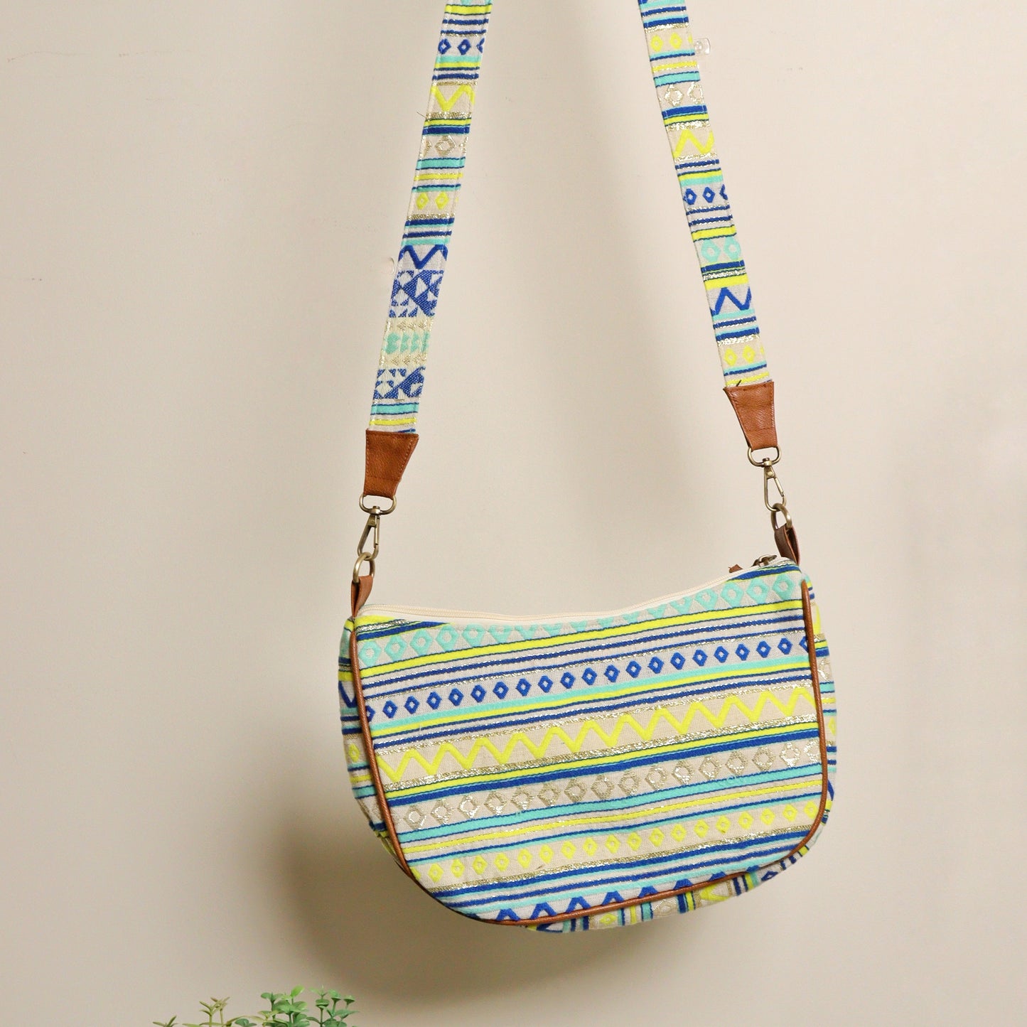 All Day Elegance Yellow Green Sling