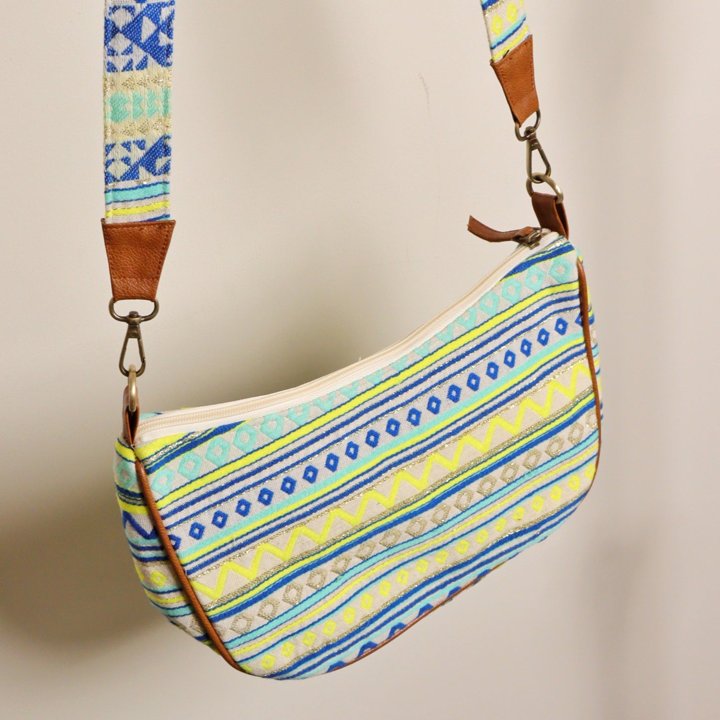 All Day Elegance Yellow Green Sling