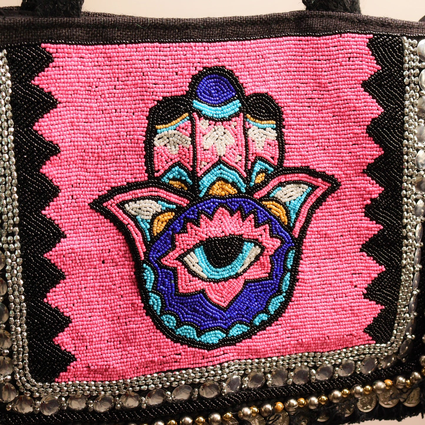 Pink Hamsa Bag