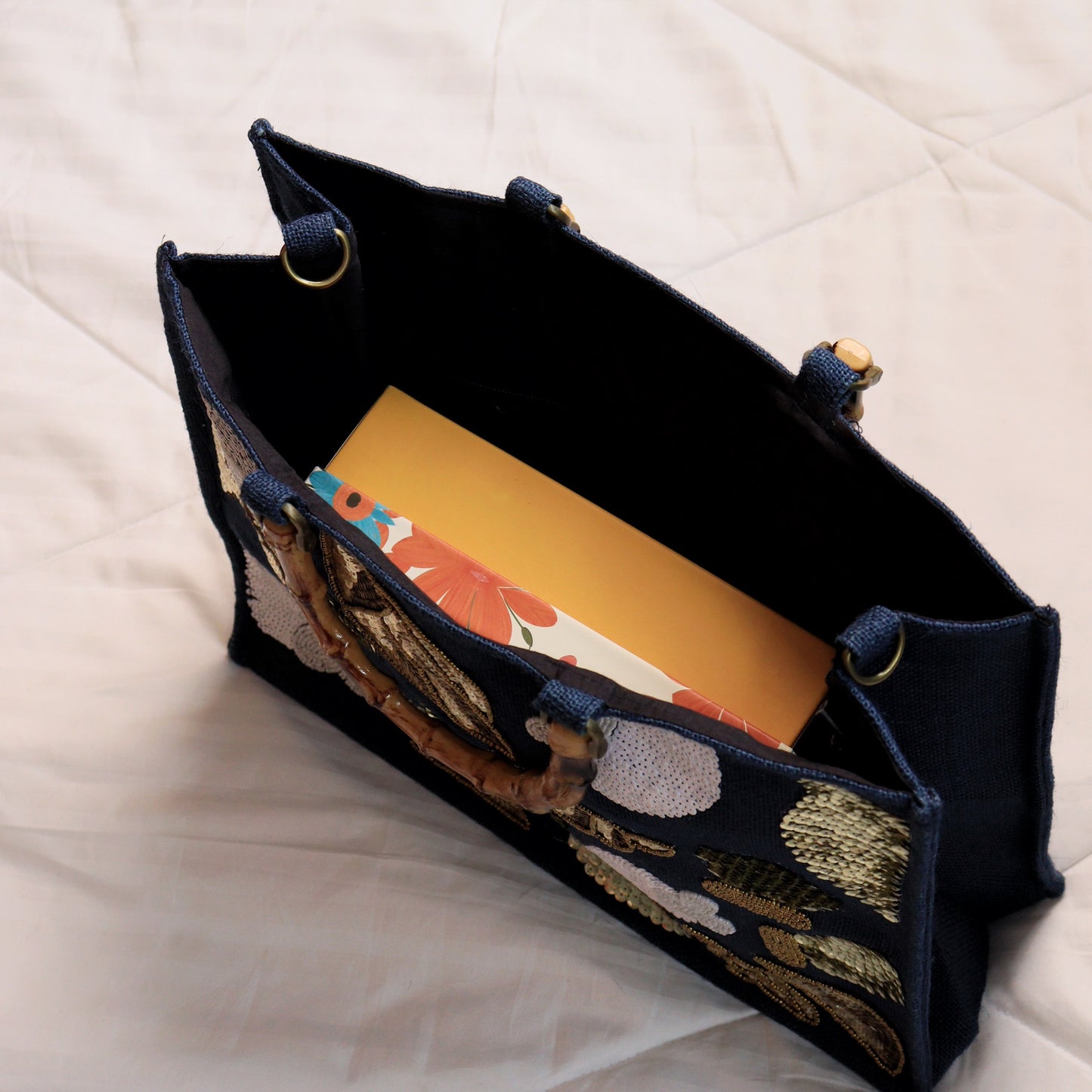 Eden Handcrafted Sequin Tote Bag