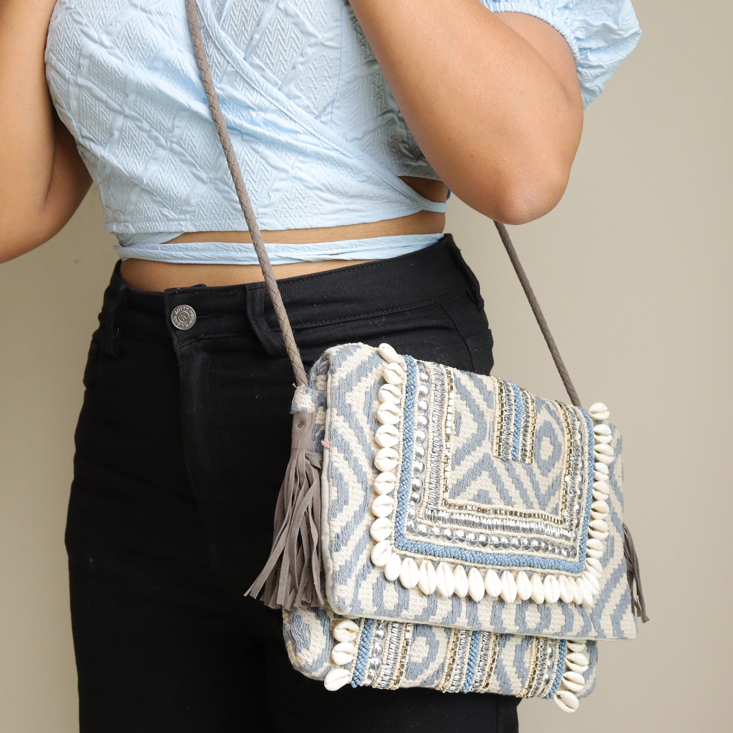 Bogota Shelled Pastel Blue