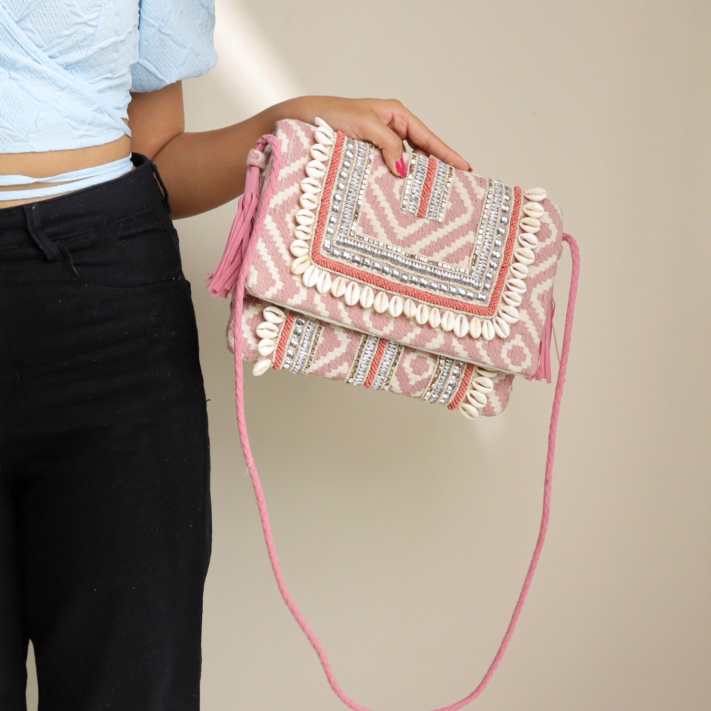 Bogota Shelled Pastel Red
