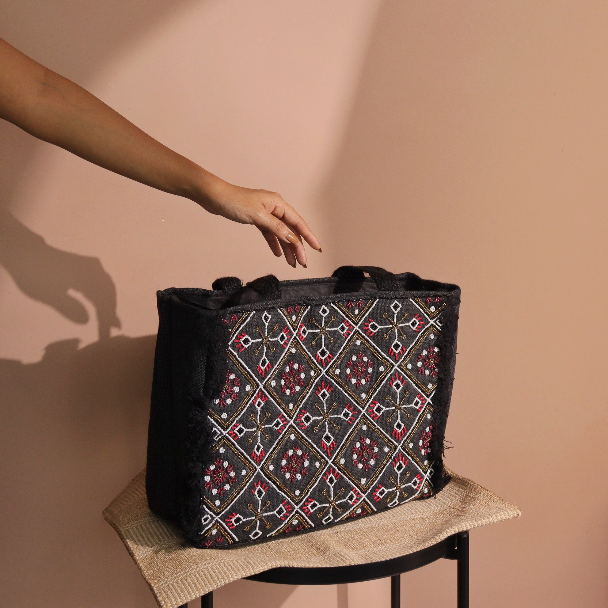 Solstice Black Tote