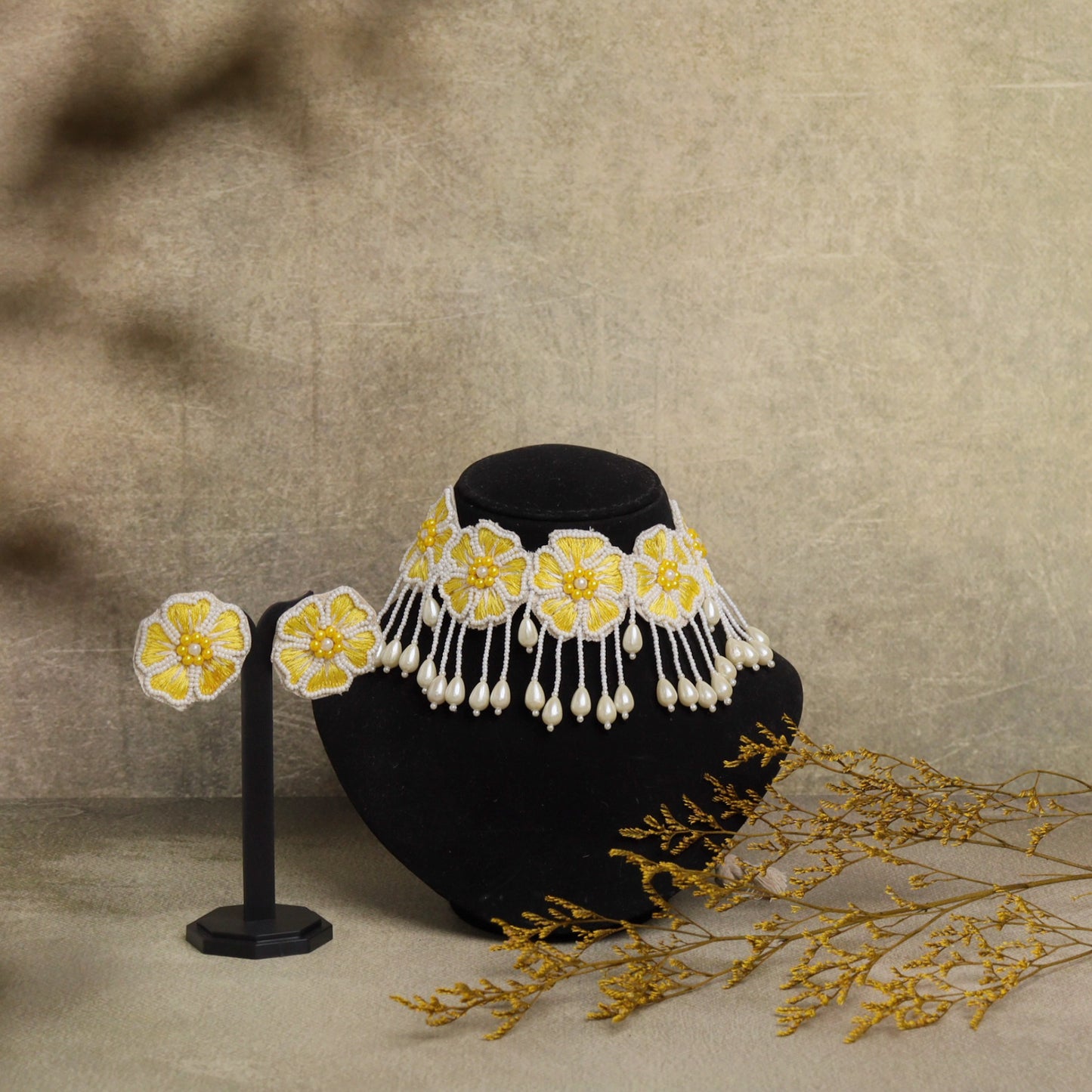 Haldi Sunset Necklace Set