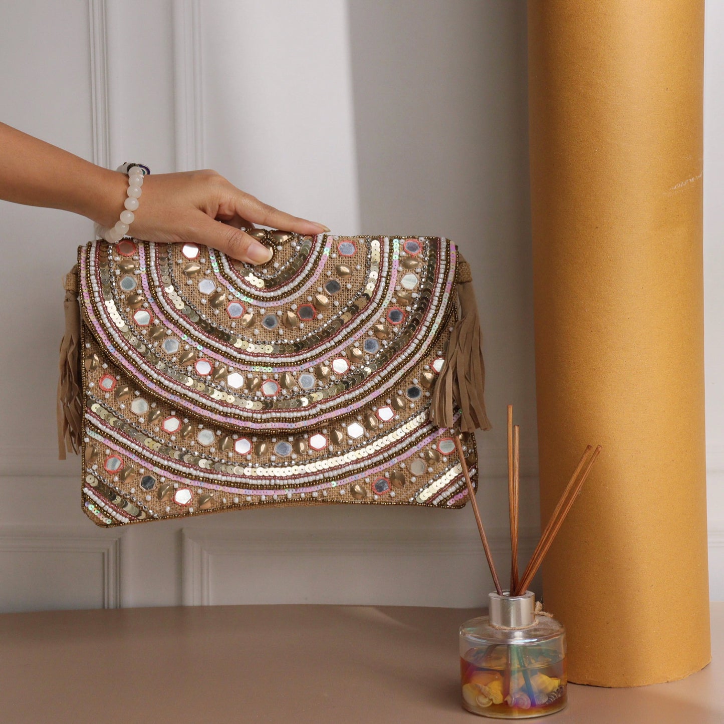 Golden Mirror Bohemian