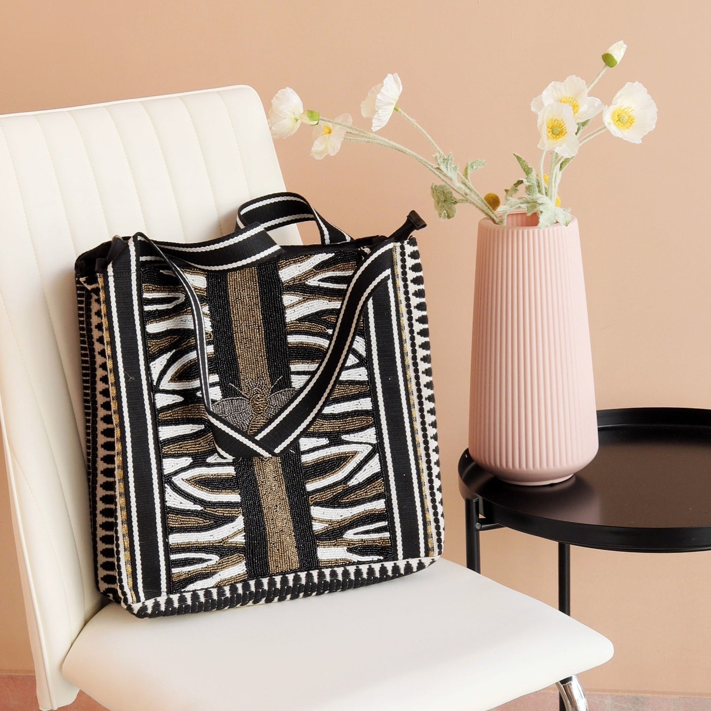 Black Glam Tote Bag