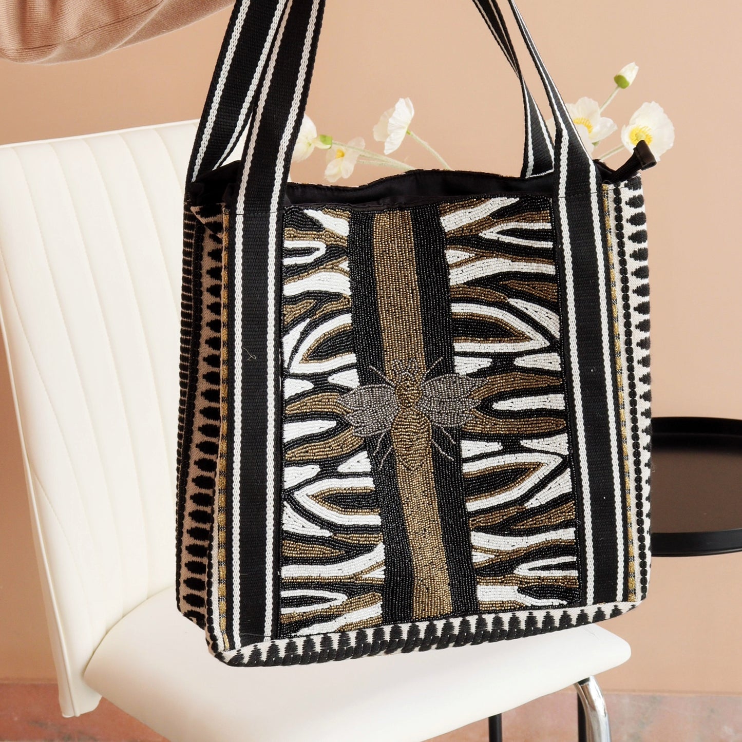 Black Glam Tote Bag
