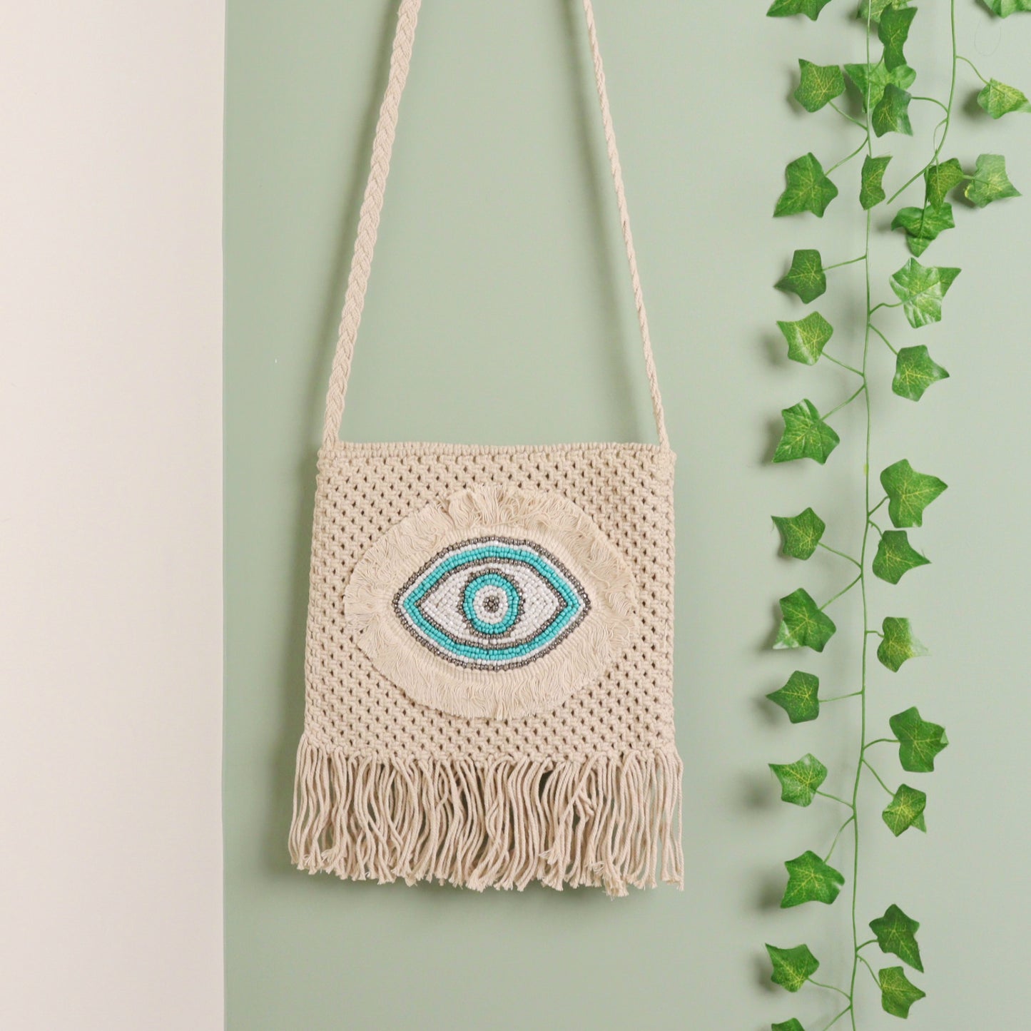Macrame Evil Eye Sling