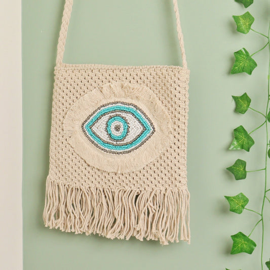 Macrame Evil Eye Sling