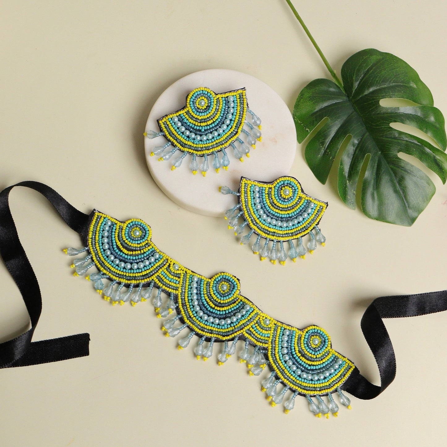 Haldi Hues Necklace Set