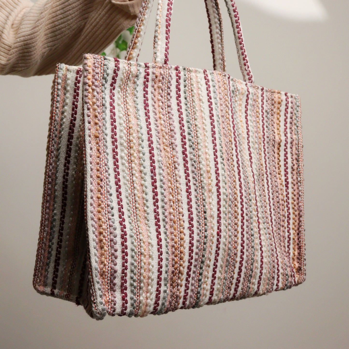 Golden Glamour Tote Box Bag