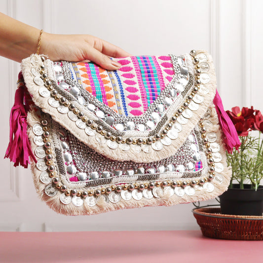 Sandra CoinWork HandMade Sling Bag