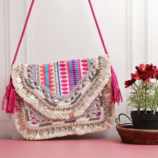 Sandra CoinWork HandMade Sling Bag