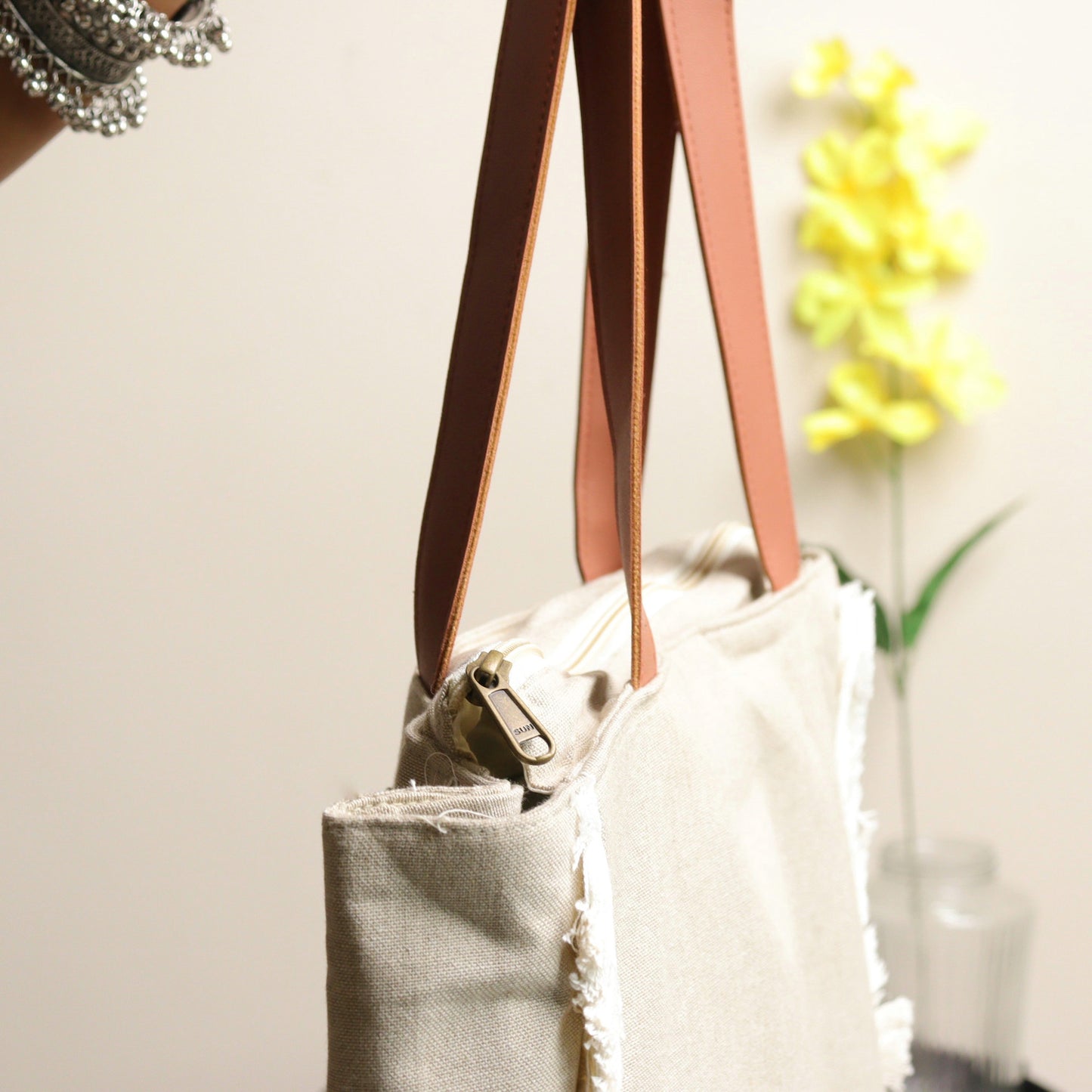 Flowered Urban Chic Tote