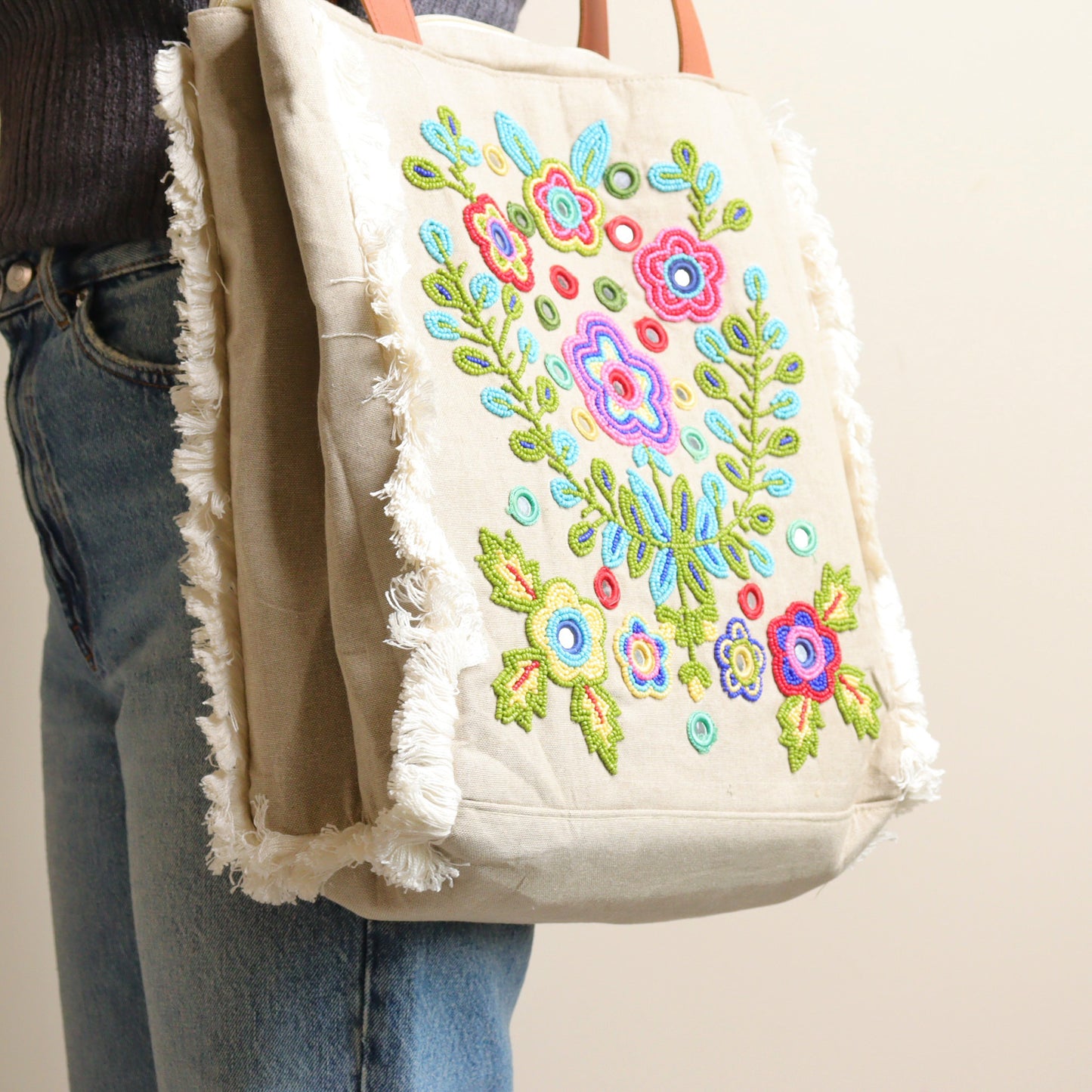 Flowered Urban Chic Tote