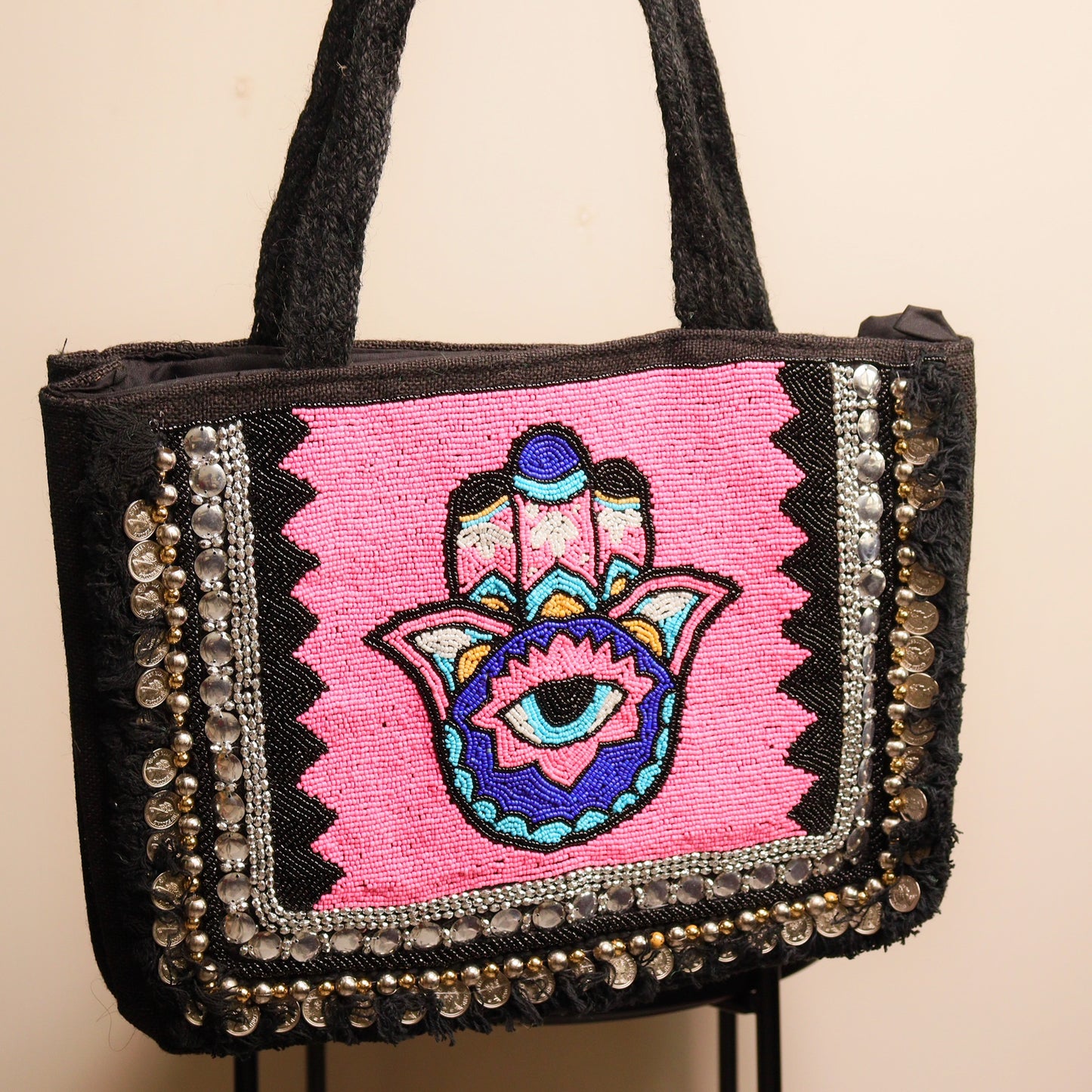 Pink Hamsa Bag