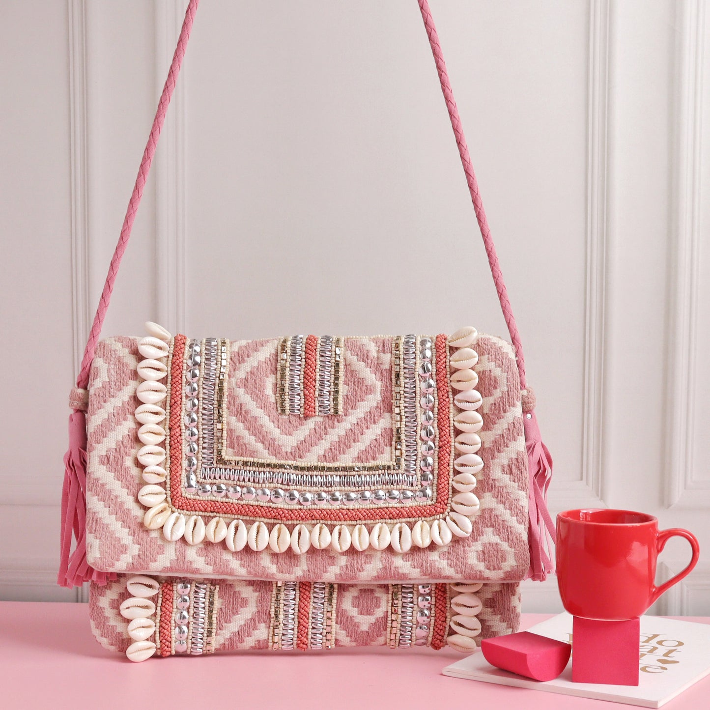 Bogota Shelled Pastel Red