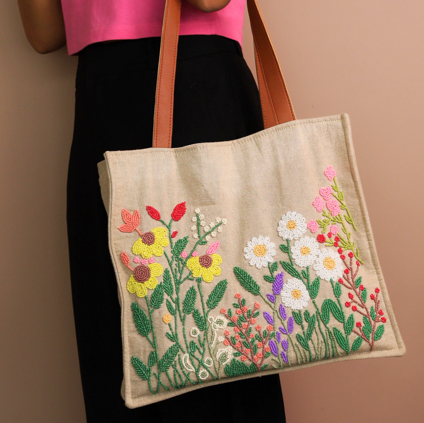 Poppy Paradise | Handmade Cotton Bag