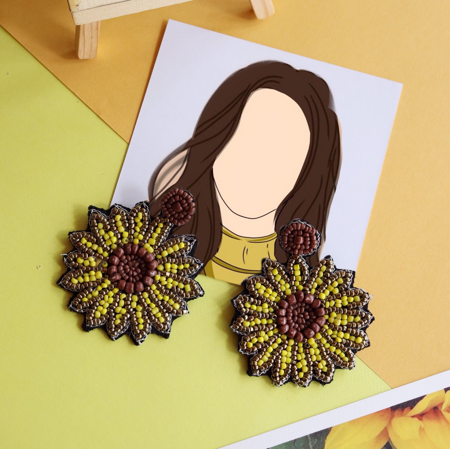 Sunflower Earring