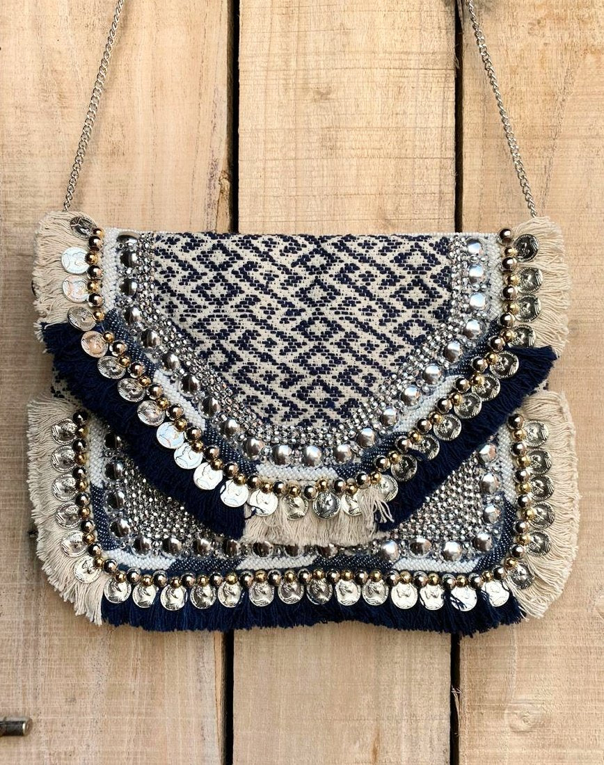 Blue Bella Jacquard
