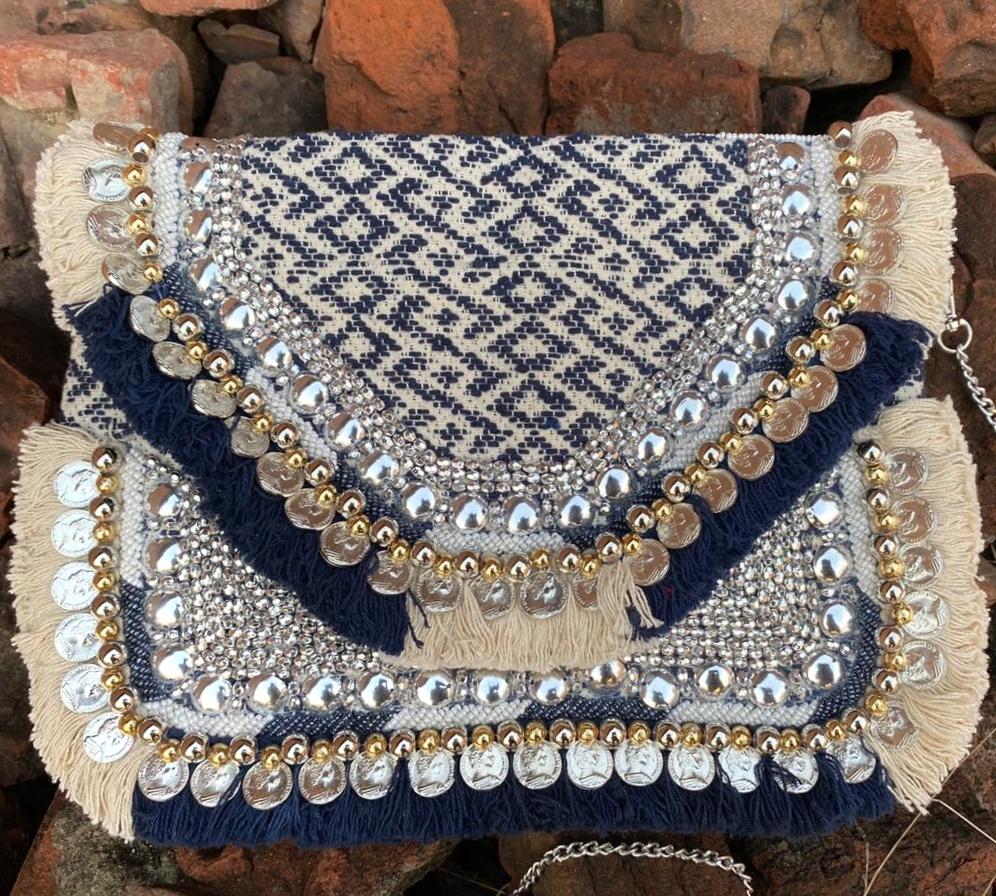 Blue Bella Jacquard
