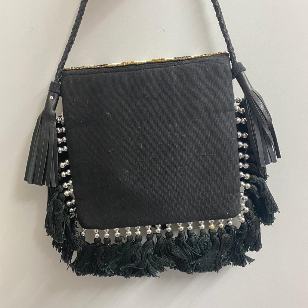 Cali Black Raffia