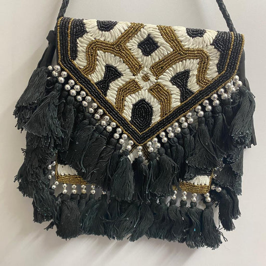 Cali Black Raffia