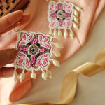 Flora Pink Earring