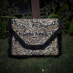 Gorgeous Gold Sequined Bohemian Clutch