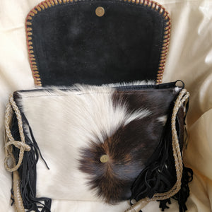 Premium Fur Leather Big Banjara Bag