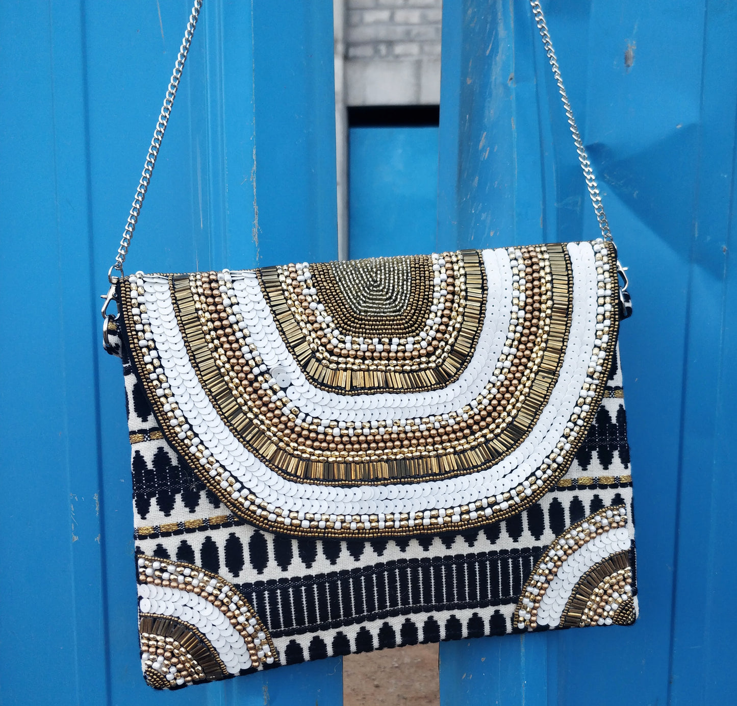 Bellaza Jacquard Clutch