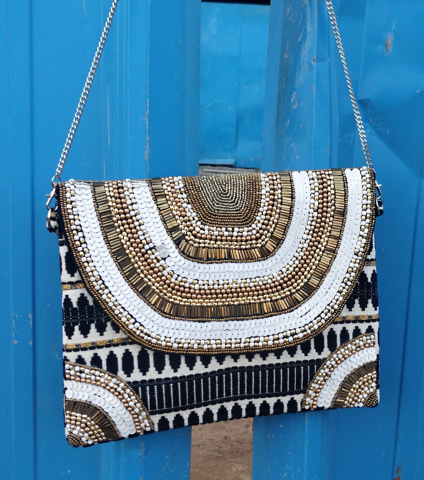 Bellaza Jacquard Clutch
