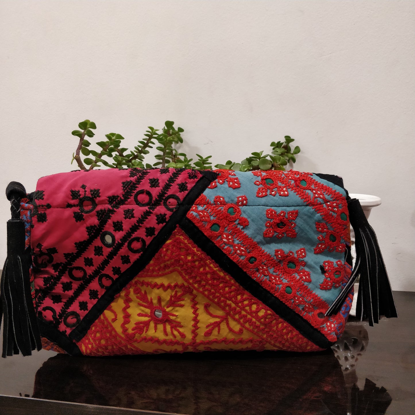 Banjara Coin Work Clutch Bag4
