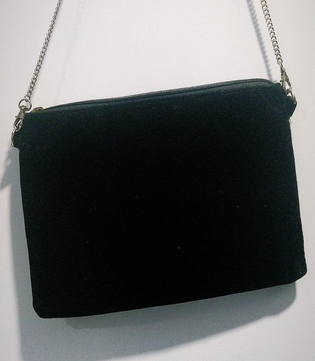 Tango Beaded Black Boho Bag