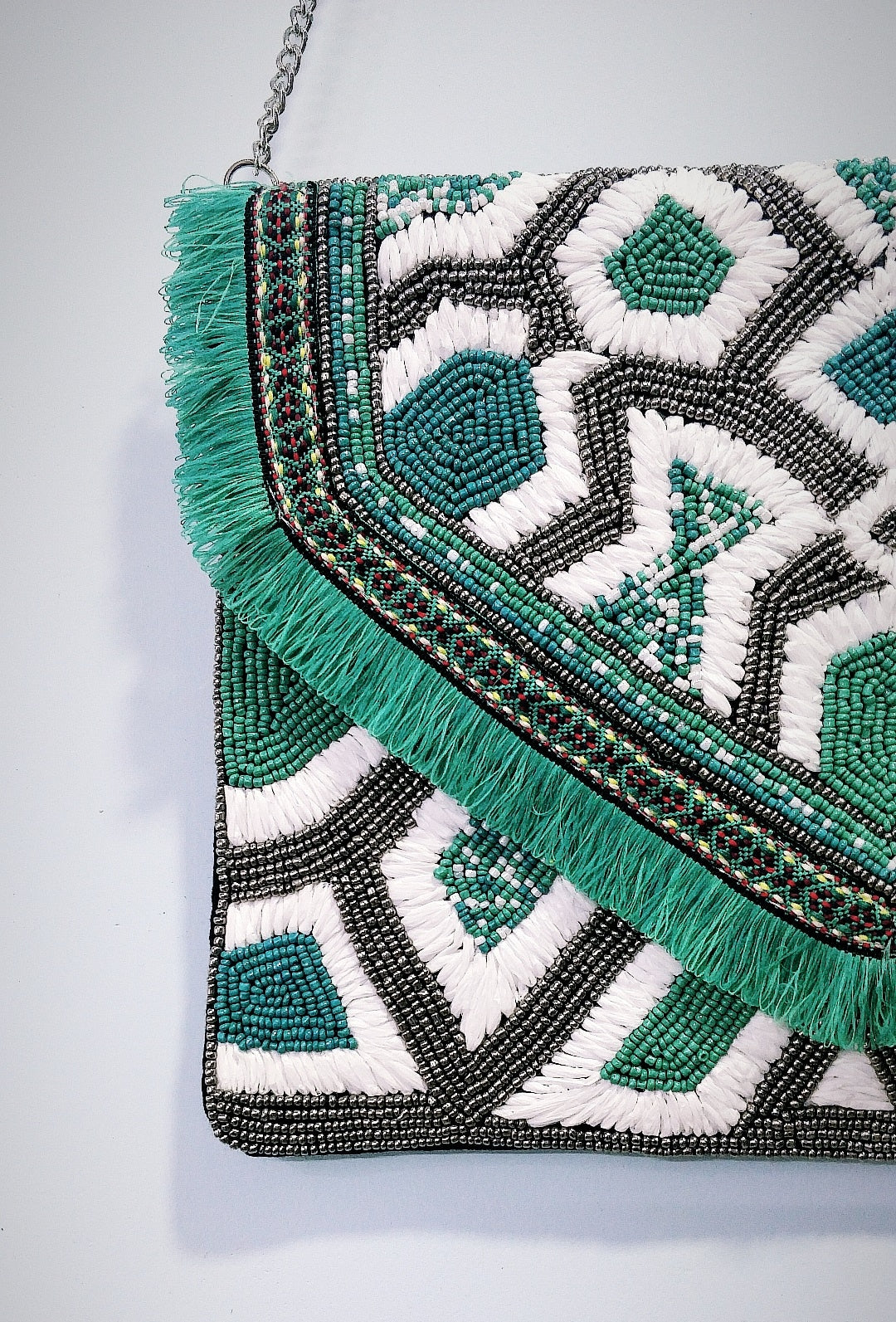 Turquoise Raffia Hermosa