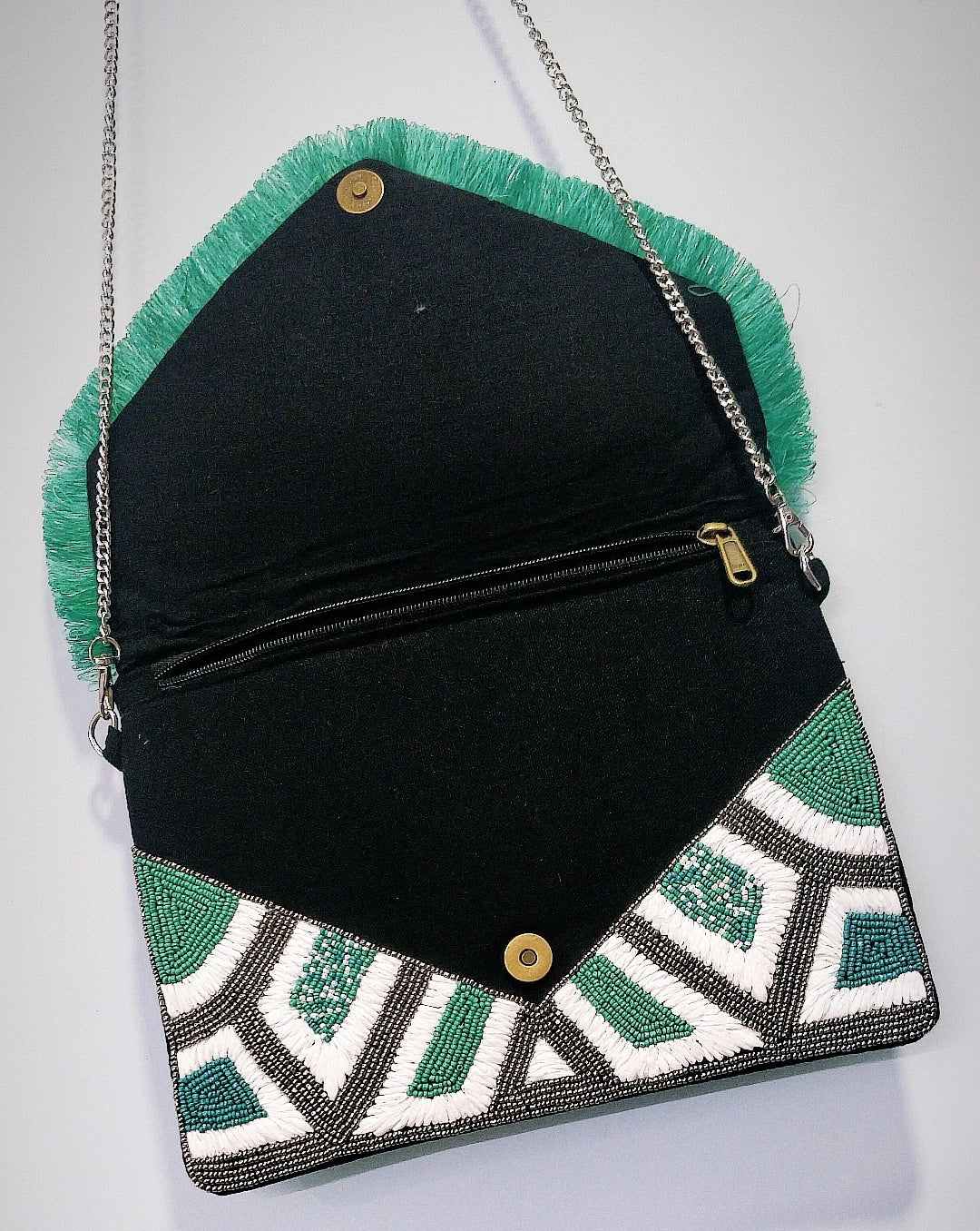 Turquoise Raffia Hermosa