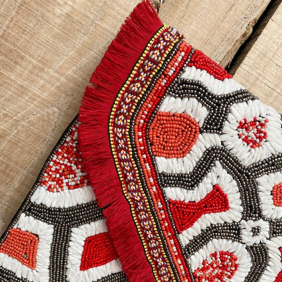 Red Raffia Hermosa
