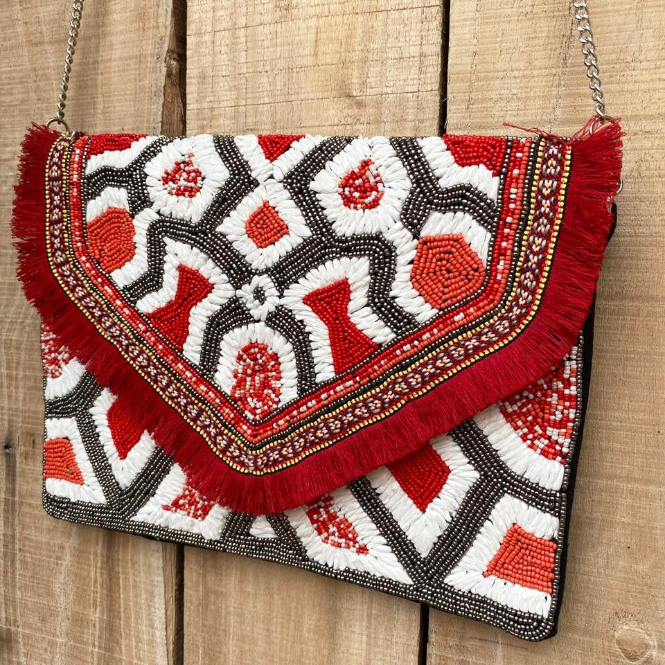 Red Raffia Hermosa