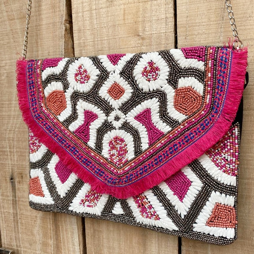 Pink Raffia Hermosa