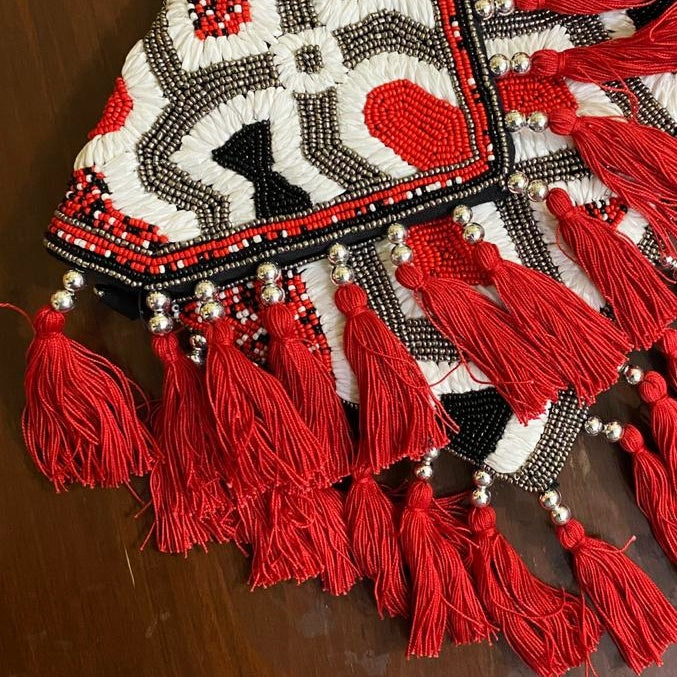 Red Cali Raffia