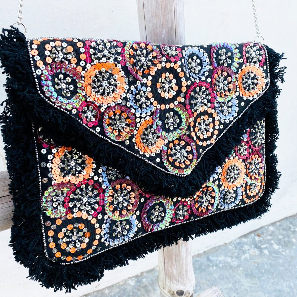 Gorgeous Button Sequined Bohemian2